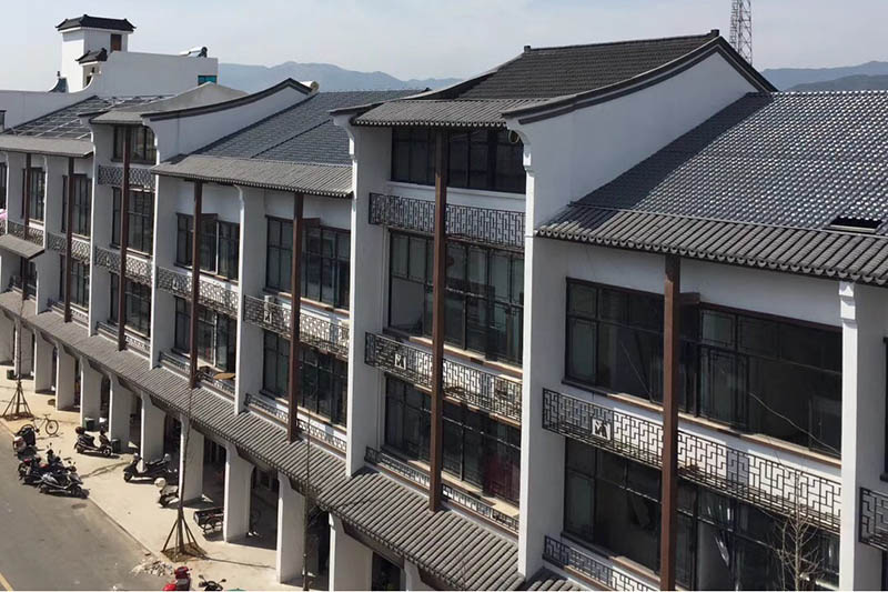 Shaoxing City Shengzhou District Pu Kou Tagrenovering kommunalt projekt